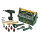 Box with screwdriver and tools Bosch