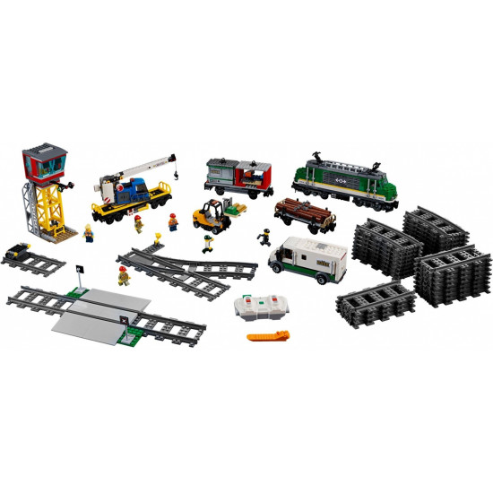 Bricks City Cargo Train