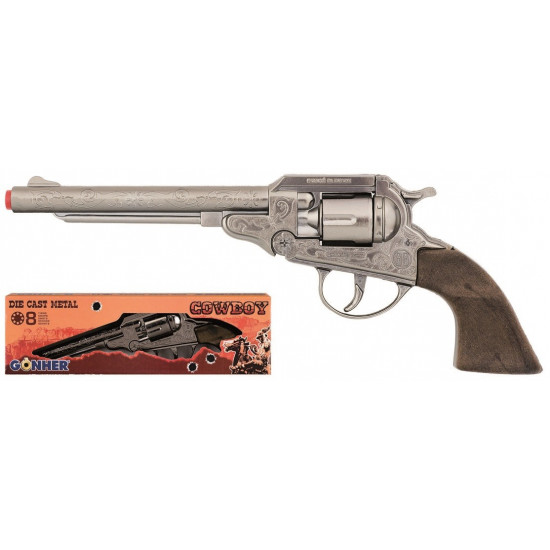 Cowboy revolver metal 8 rounds GONHER 88/0