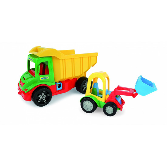 Vehicles Multi Truck and buggy buldozer set