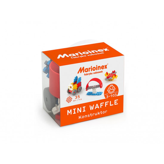 Waffle mini blocks 35 pieces boy