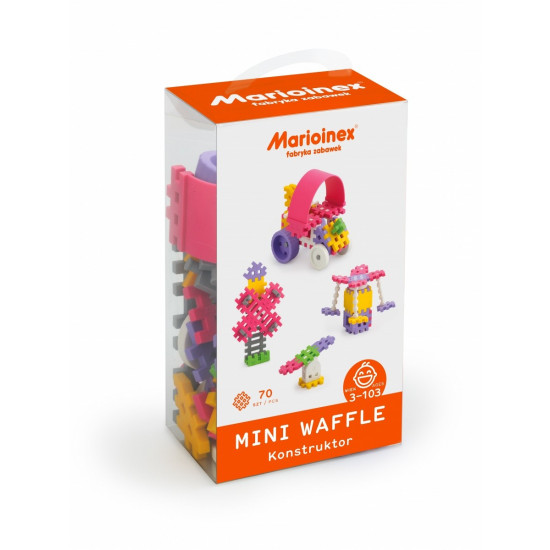 Waffle mini blocks 70 pieces girl