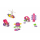 Waffle mini blocks 70 pieces girl