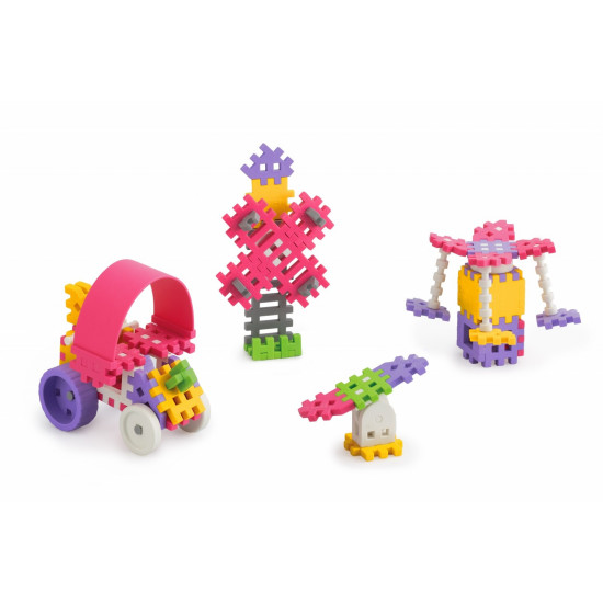 Waffle mini blocks 70 pieces girl