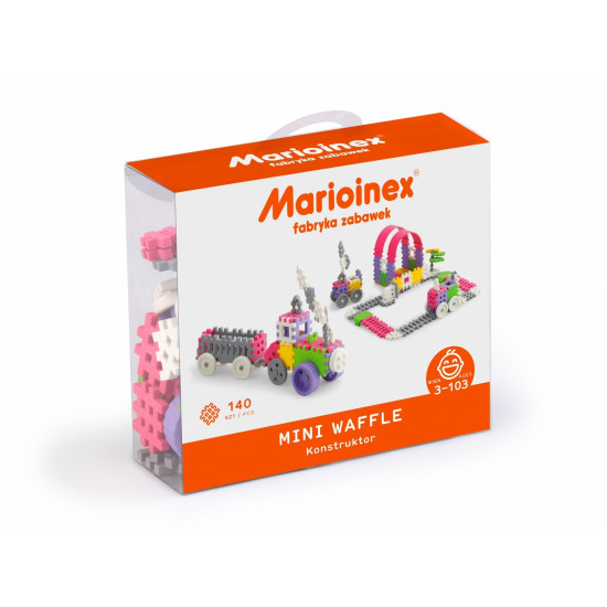 Waffle mini blocks 140 pieces girl