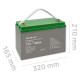 Battery AGM 12V 100Ah max. 30A