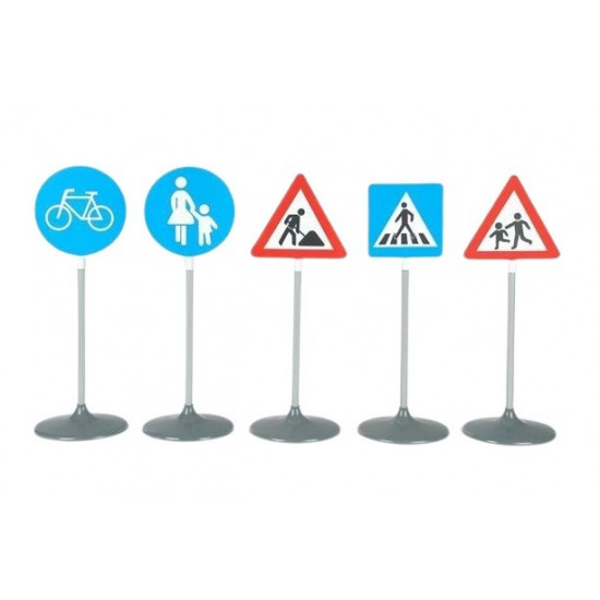 Large road signs, 5 pieces