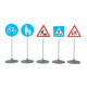 Large road signs, 5 pieces