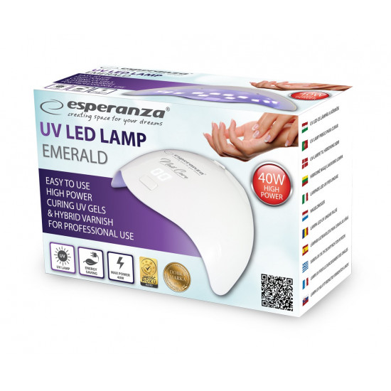 UV LED LAMP HUBR.VARNISH 40W EMERAL