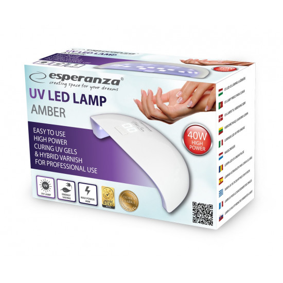 UV LED LAMP HYBR.VARNISH 40W AMBER