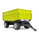 Tipper trailer with raised sides