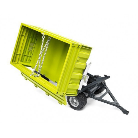 Tipper trailer with raised sides