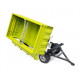 Tipper trailer with raised sides