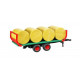 Bruder Bale transport trailer with 8 round ba