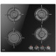 PGCD6100BoB Amic gas on glass hob