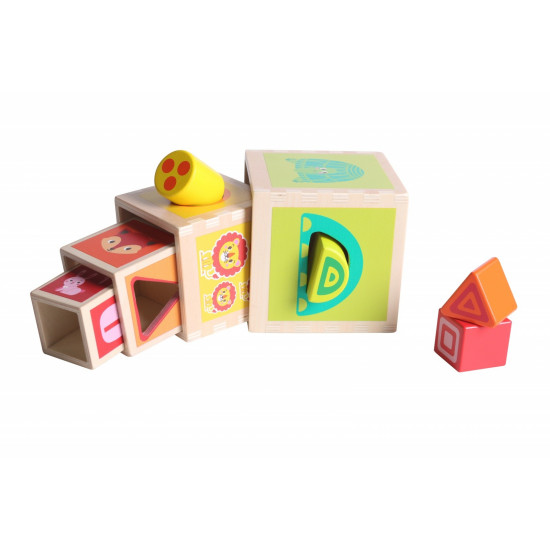 iWood Animal Puzzle Box Set Wooden