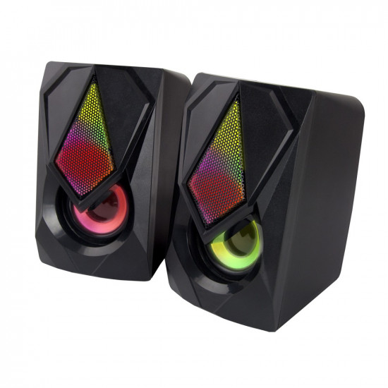 USB SPEAKER 2.0 LED RAINBOW BOOGIE