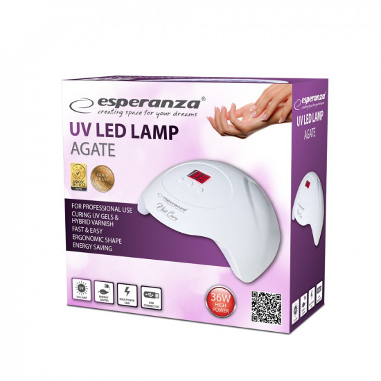 UV LED LAMP FOR NAILS AGATE 36W