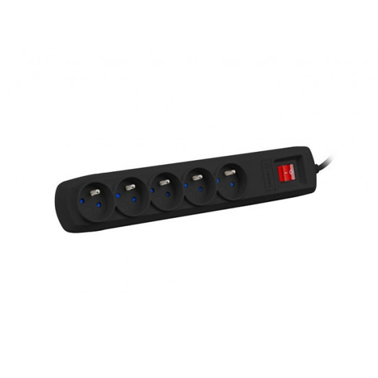 Surge protector Bercy 400 5m 5 sockets black