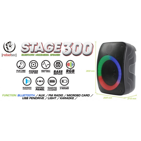 Bluetooth speaker Rebelt ec STAGE 300