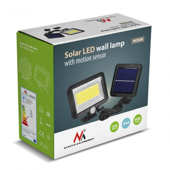 Solar LED wall lamp Maclean MCE438 sensor