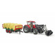 Bruder Case Tractor with loader and trailer