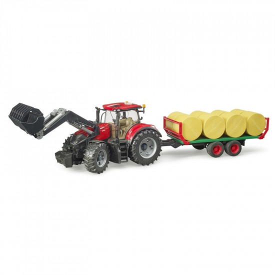 Bruder Case Tractor with loader and trailer