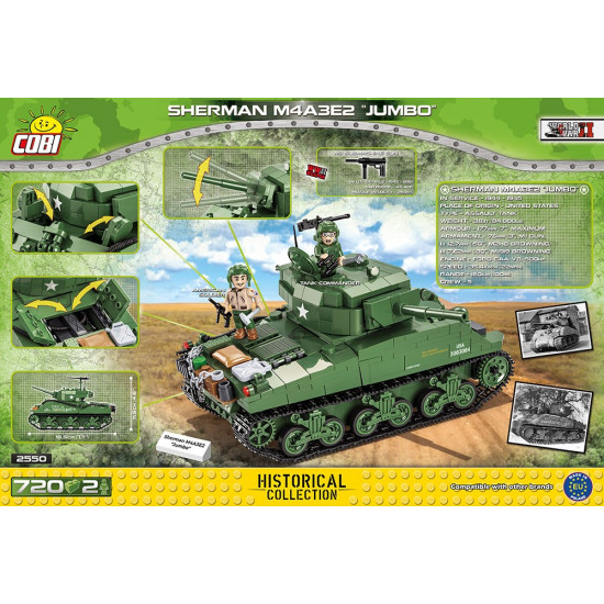 Blocks Sherman M4A3E2 Jumbo