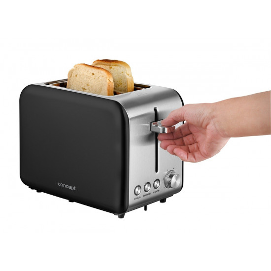 Toaster TE2052 inox black