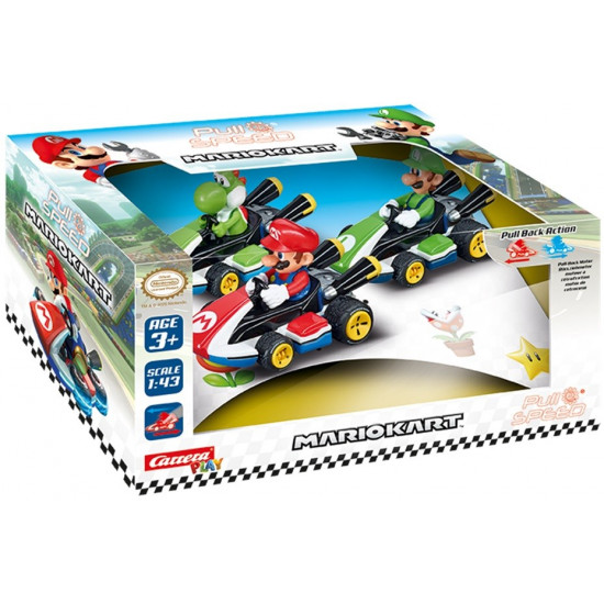 Vehicles Mario Kart pull back 3pack