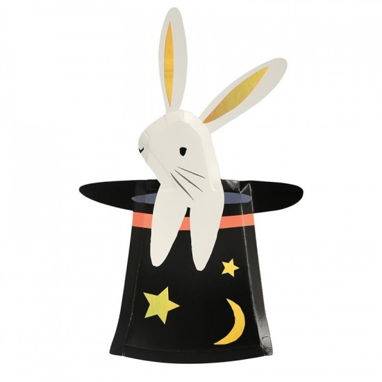 Shaped Plates Bunny In Hat