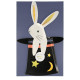 Shaped Plates Bunny In Hat