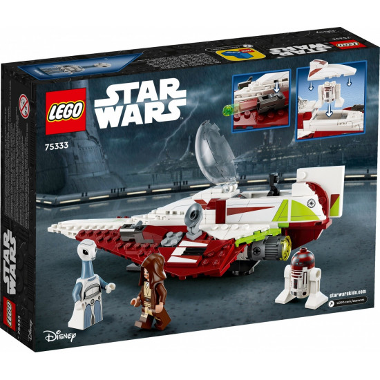 Blocks Star Wars 75333 Obi-Wan Kenobi Jedi Starfighter