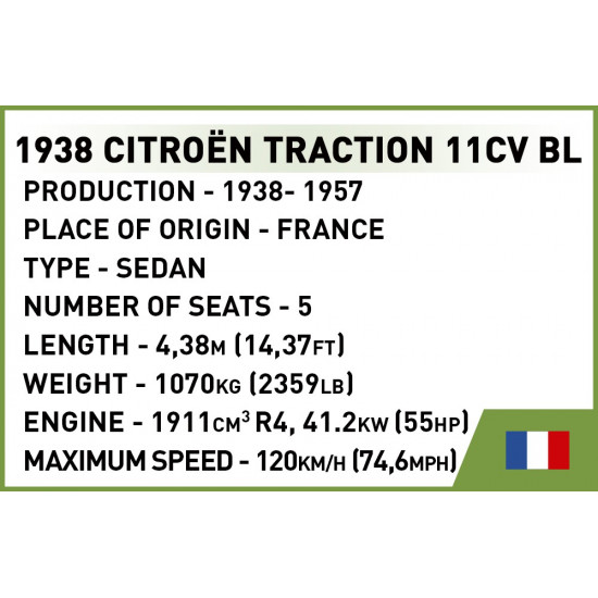 Blocks Citroen Traction 11CVBL Executive Edition