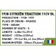 Blocks Citroen Traction 11CVBL Executive Edition