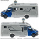 Vehicle Majorette G.S.Hymer B-Class Kamper 19 cm