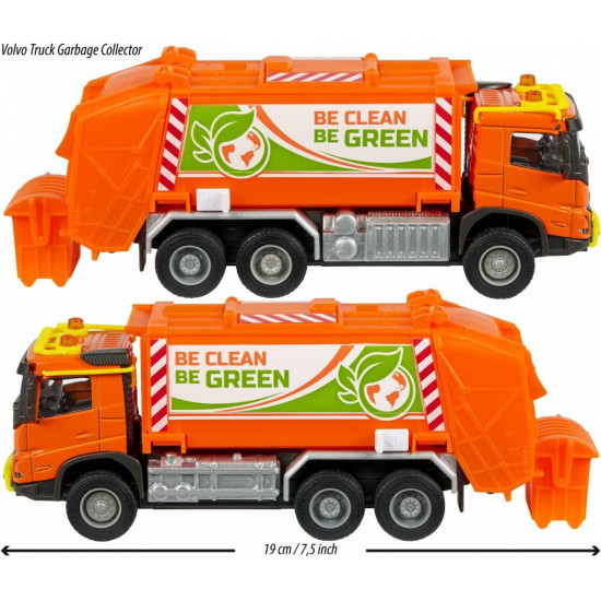 Vehicle Majorette G.S. Volvo Garbage truck 19 cm