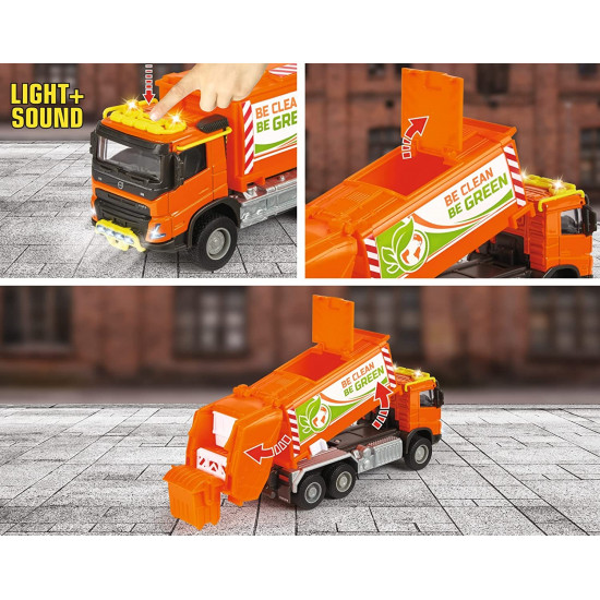 Vehicle Majorette G.S. Volvo Garbage truck 19 cm