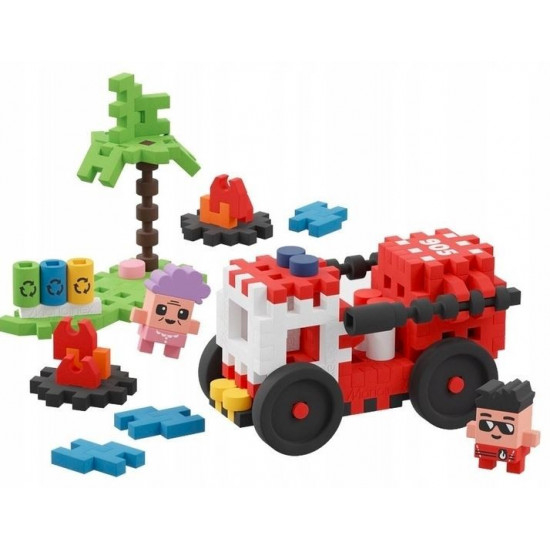 Waffle mini - Fire engine 80 elements