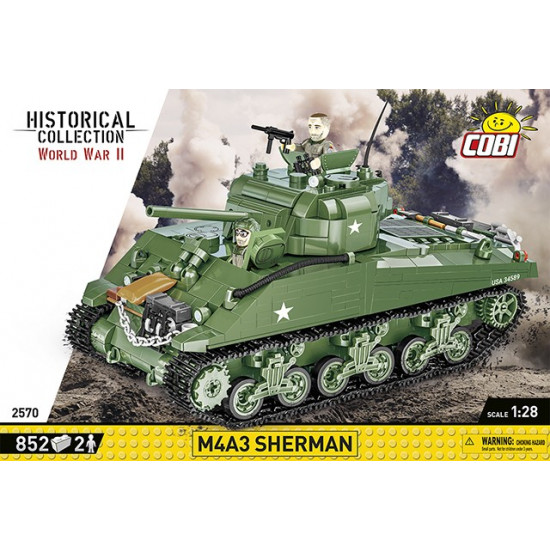 Blocks Historical Collection WWII M4A3 838 elements