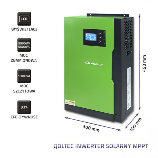 Hybrid solar inventer Off Grid 5,5kW, 100A