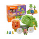 Blocks Waffle mini - Garbage truck 14 pcs