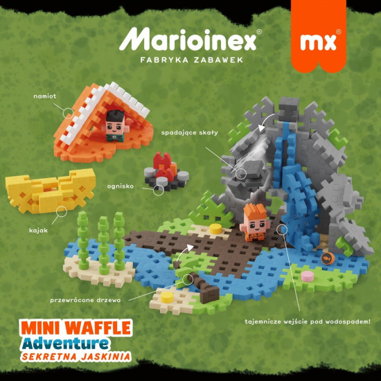 Blocks Waffle mini - Secret Cave 148 pcs