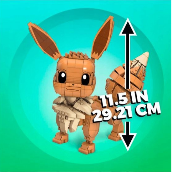 Bricks Big Eevee Pokemon to build