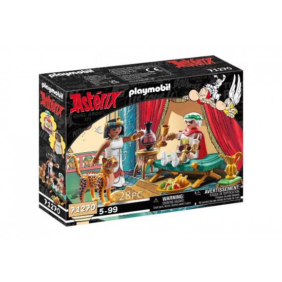 Asterix 71270 Caesar and Cleopatra with a leopard