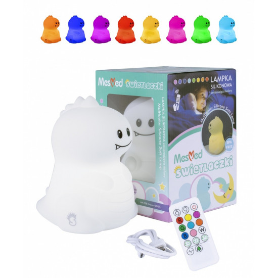 Silicone bedside lamp with remote control MM028 Dino