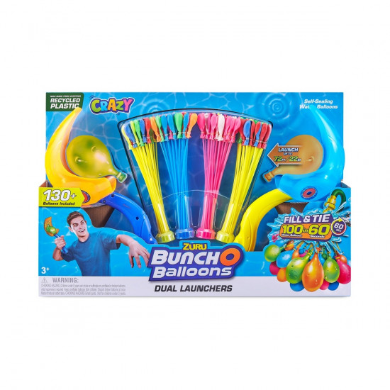 Launchers with 130 water balloons