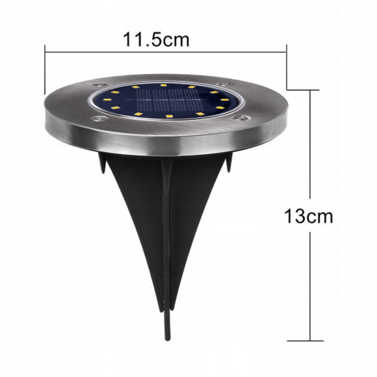 Solar Pathway Light MCE318 LED IP44 12 SMD 4000K