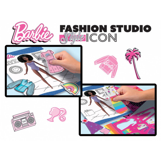 Barbie Sketch book together fashion studio