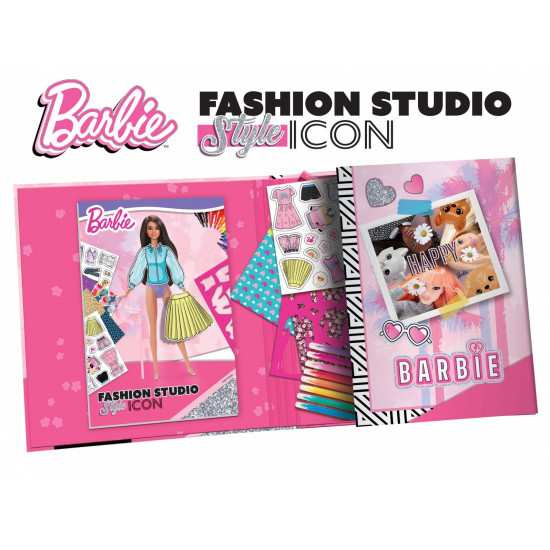 Barbie Sketch book together fashion studio